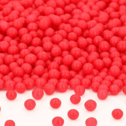 Ζαχαρωτές πέρλες 5mm - κόκκινες - 60gr
