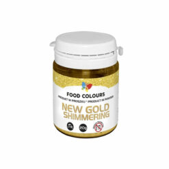 Food Colours - βρώσιμη σκόνη περλέ - Χρυσό - 20g
