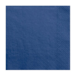 Χαρτοπετσέτες - navy blue - 3 φύλλα - 33x33cm - 20τμχ